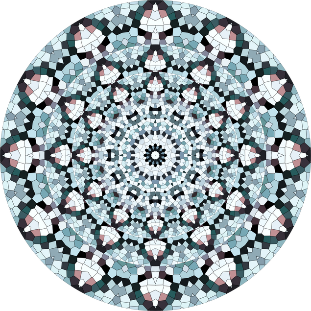 Fractal Mosaic Illustration